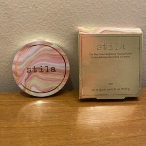 Stila One Step‎ Correct Brightening Finishing Powder in Light .33 oz New in Box
